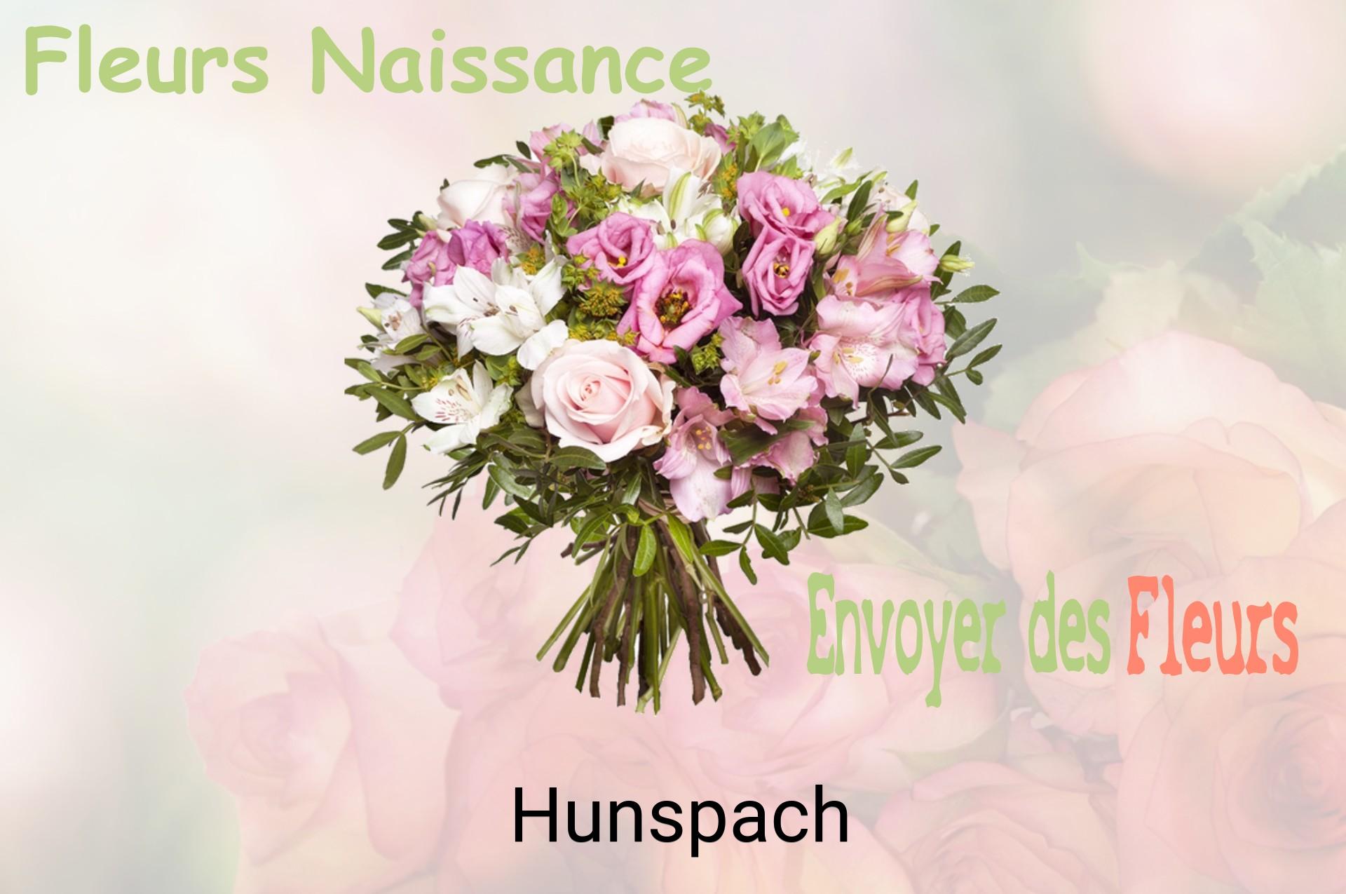 Bouquet de fleurs de naissance livré à Hunspach